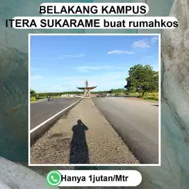 TANAH SUKARAME DEKAT FASILITAS PENDIDIKAN SMP, SMA, DAN UNIVERSITAS