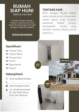 Dijual Rumah siap huni cileunyi cluster sentul
