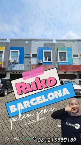 Disewakan ruko 2 lantai di Palem semi karawaci