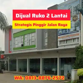 Jual Ruko Murah 2 Lantai Pinggir Jalan Raya Serpong Cisauk BSD