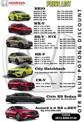 Honda CR-V 2024 Bensin