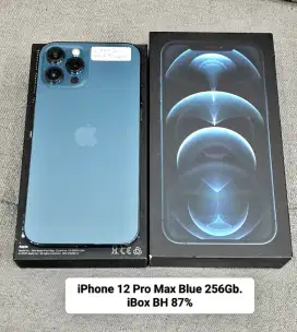 iPhone 12 Pro Max Pacific Blue 256Gb. iBox BH 87% Second