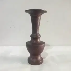 Vas Meja Kuningan Kuno Detail Full Ukir Halus Khas Asia