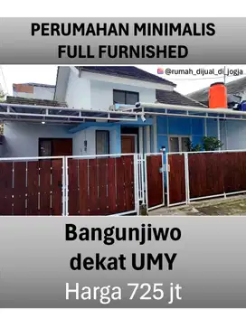Rumah Siap Huni  dalam Perumahan dekat Kampus UMY di Bangunjiwo