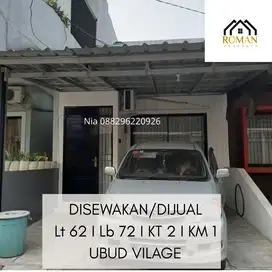 Dijual rumah ubud vilage larangan samping puri beta