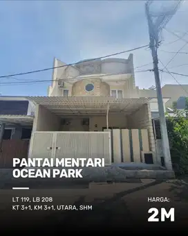 NEGO SAMPE DEAL, Rumah Ovean Park Pantai Mentari MINIMALIS SIAP HUNI