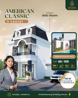 Dijual Rumah Mewah gamping sleman cuman 0,5 km ke Rs PKu muhammadiyah