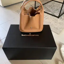 Tas buttonscaves origa bag caramel