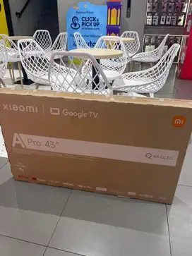 XIAOMI GOOGLE TV 43inch A PRO 4K QLED PROMO CASHBACK 200RB S&K BERLAKU