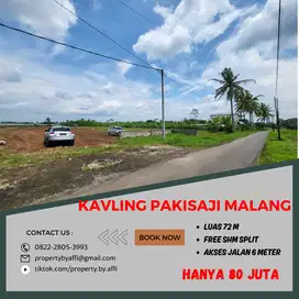 Tanah Pakisaji, arah Kepanjen Lingkungan Asri dekat Kebon Agung