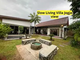 Rumah Villa Pakem Timur Pasar Turi View Sawah Udara Sejuk
