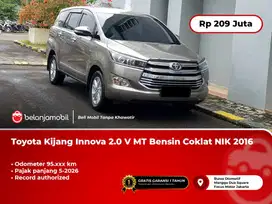 Toyota Kijang Innova 2.0 V MT Manual Bensin [ PAJAK PANJANG ]
