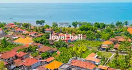 Tanah menakjubkan dengan pemandangan laut di Lovina, Buleleng, Bali