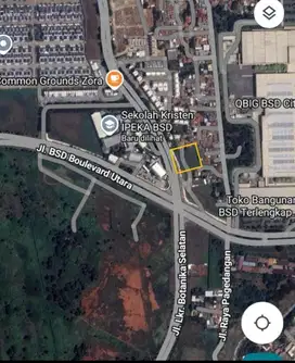 Kavling Commercial Di BSD dekat IPEKA dan Qbig harga 17jt/m2
