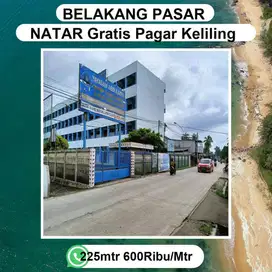 TANAH NATAR BONUS PAGAR KELILING DAN DEKAT PASAR NATAR