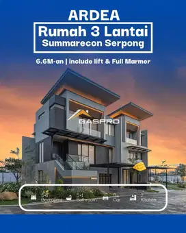 Terdekat kemall SMS, Cartenz ARDEA at Summarecon Free Lift pool MARMER