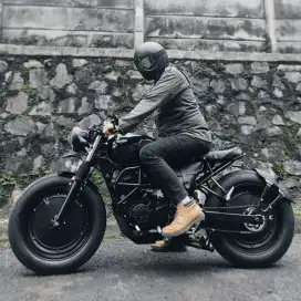 Motor Custom Neo Caferacer Basic Byson Karbu