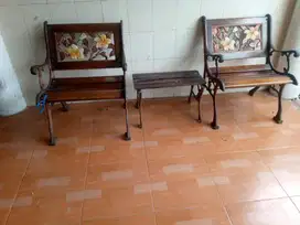 Di JUAL KURSI TAMAN RANGKA BESI, BEKAS MURAH BANGET
