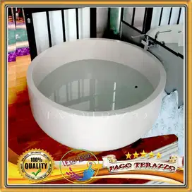 BATHTUB TERASO BULAT | bathup portable dewasa | Bath tub terazzo
