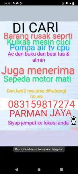Rombeng barang bekas