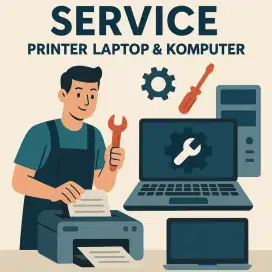 Service Printer, Laptop & Komputer segala kerusakan