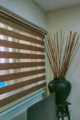 Gorden Zebra / Tirai gulung / Roller Blind / Tirai jendela