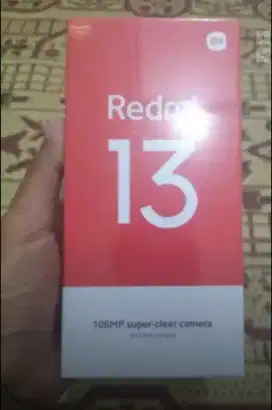 FS RedMi 13 With Ram 8/128gb Black Midnight Baru