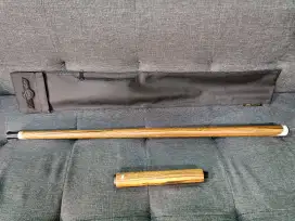 Predator p3 bocote + extension mulus like new butt stick billiard