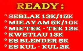 Seblak mie ayam kwetiau ceker mercon