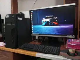 Pc editing intel core i5 + monitor 24 inch + ram 8gb (lenovo/hp/dell)