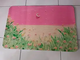 Keset Kaki Kamar Mandi Premium Cepat Nyerap Air,Anti Slip,Anti Bakteri