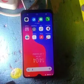Jual hp vivo y91c bekas minus tombol suara pelan,charger ada