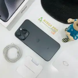 Iphone 15 promax 256gb black second like new jual cepet !!