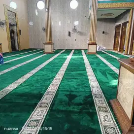 KARPET MASJID GRATIS PEMASANGAN DAN OBRAS