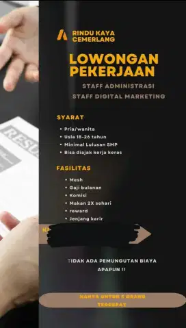Staff kantor digital