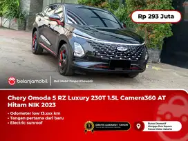 [ LOW KM ]Chery Omoda 5 RZ Luxury 230T 1.5L Sunroof AT Hitam 2023/2024