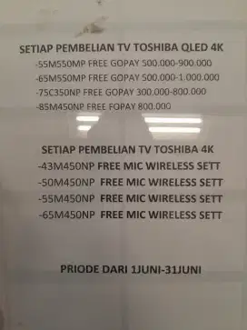 TV TOSHIBA 32-65INC QLED 4K GOOGLE TV
