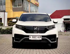CRV PRESTIGE TURBO SENSING 2021 PUTIH LIKENEW