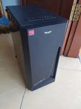 Casing Gaming Armageddon Nimitz N5 Aurora Black 3x fan MATX