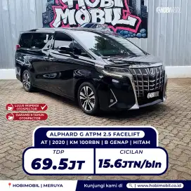 Alphard G atpm at 2020 garansi mesin transmisi 5thn