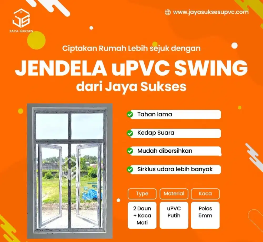 menjual pintu , pintu kamar mandi , jendela dari bahan uPVC