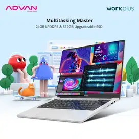 Advan Workplus Laptop Intel I5 12600H 24GB RAM 512GB SSD 14 FHD IPS W