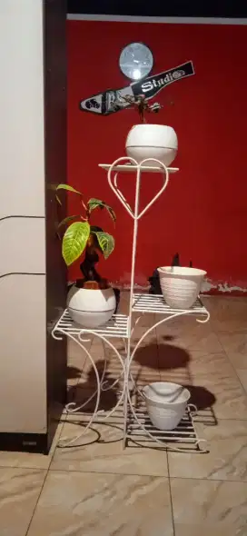 Rak pot Bunga untuk Dekorasi rumah