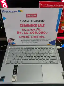 PROMO LEPTOP LENOVO YOGA 6 OLED, DISKON UP 1JT