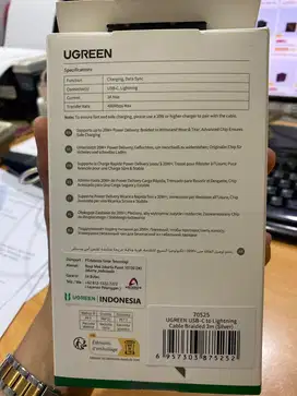 UGREEN Kabel Data Type C Lightning Ori Fast Charging