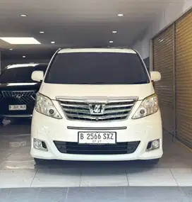 Toyota Alphard 2.4 G Premium Sound 2012 July Automatic Putih Metalik