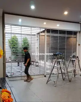 Terima Pasang Rolling Grille / rolling door jeruji stainless alumunium