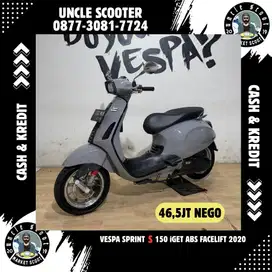 Vespa Sprint S iGET ABS FACELIFT 150ie Tahun 2020 Grey Avio Modif