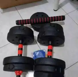 [New] Dumbel barbel angkat beban 20kg