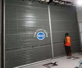 Rolling Door, onesheet, perforated, otomatis pemasangan dan perbaikan